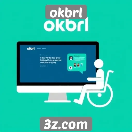 Acessibilidade e usabilidade no site okbrl